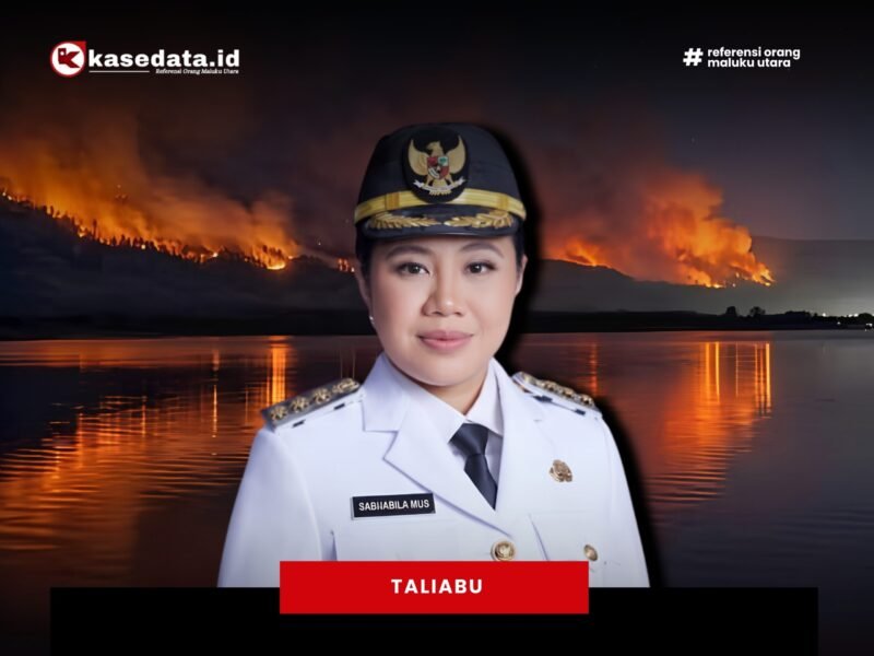 Kondisi kebakaran hutan dan lahan (Karhutla) yang melanda wilayah Kecamatan Taliabu Barat Laut, Lede, dan Taliabu Utara/Bupati Pulau Taliabu [dok : istimewa]