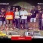Ternate Jeep Community (TJC) saat menyaluarkan bantuan logistik ke petugas karhutla di TPA Takome [dok : kasedata]