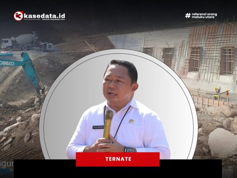 Pembangunan Sabo dam/Sekda Kota Ternate, Rizal Marsaoly [dok : kasedata.id]