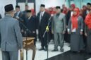 Prosesi pelantikan satu Pejabat Pimpinan Tinggi Pratama, puluhan kepala sekolah, dan tujuh pengurus Dewan Pendidikan Kota Ternate periode 2026–2030