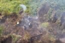 Penanganan Karhutla yang dipimpin oleh Pemdes Kawasi (Istimewa)