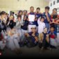 Kontingen Institut Karate-Do Indonesia (INKAI) Kabupaten Halmahera Selatan [dok : kasedata] 