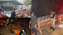 Pembuatan bak air oleh BPBD Kota Ternate